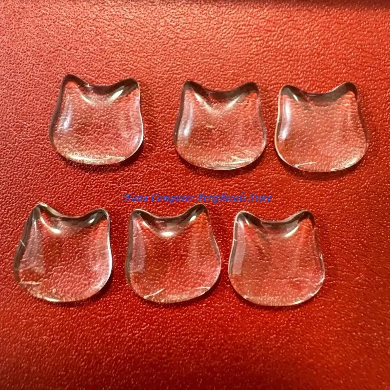 F68C Fun Clear Cats Theme Keyboard Keycaps Improve Typing Accuracy for Nails