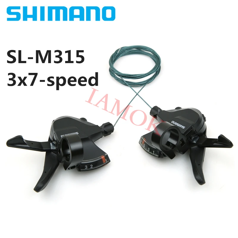 SHIMANO TOURNEY Bike 7 Speed Derailleur Kit FC-TY301 Chainwheel Iamok SL-M315 Shifter RD-TY300 Derailleurs Bicycle Parts