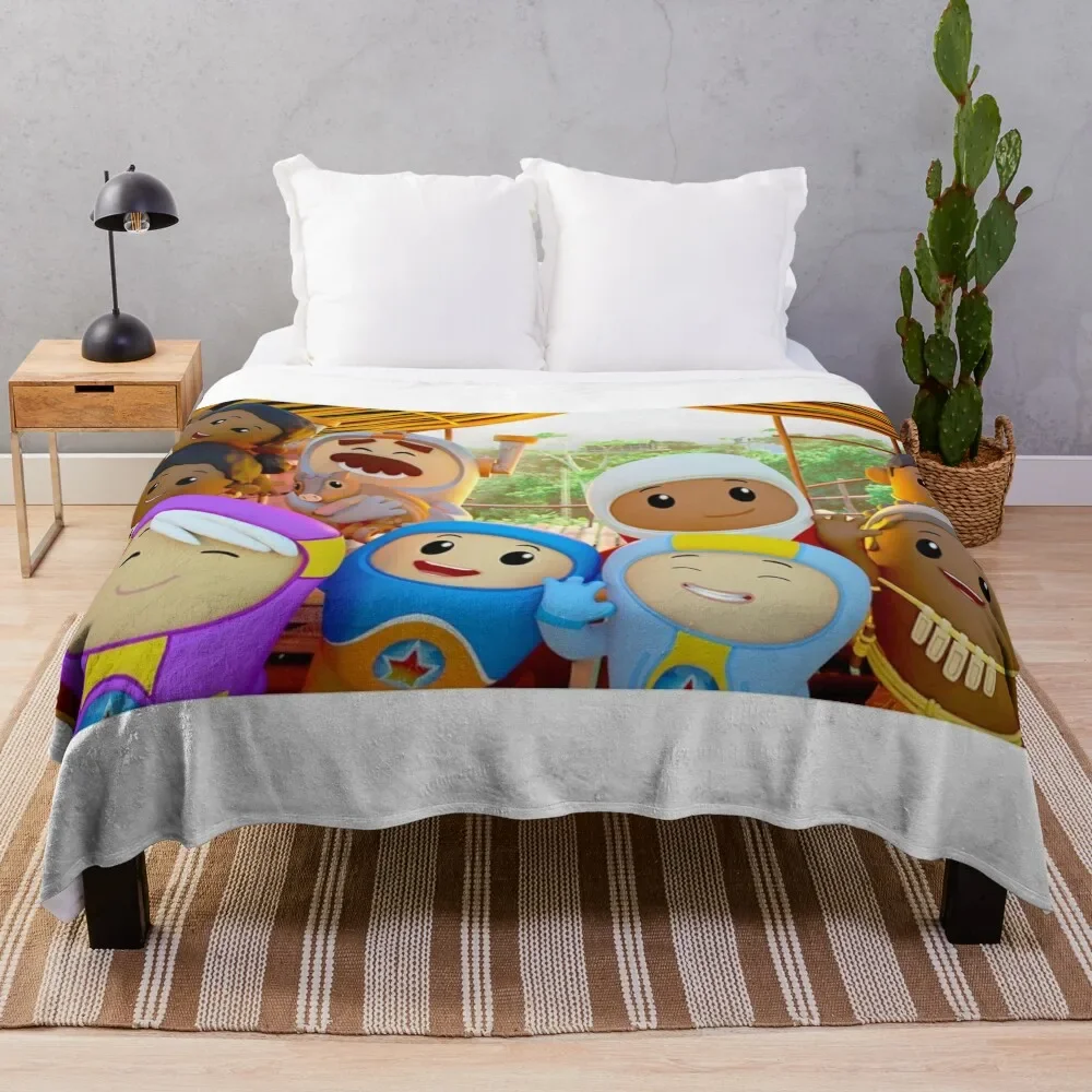 Go Jetters Throw Blanket Soft Comfort Blanket for Reading Watching TV