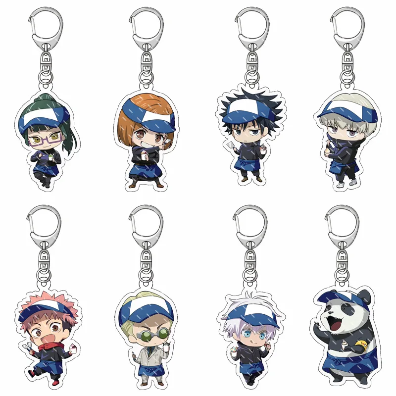 

Jujutsu Kaisen Yuji Itami fushiguri Meguri Satoru Gojo anime acrylic key chain jewelry accessories Christmas gift ilaveros