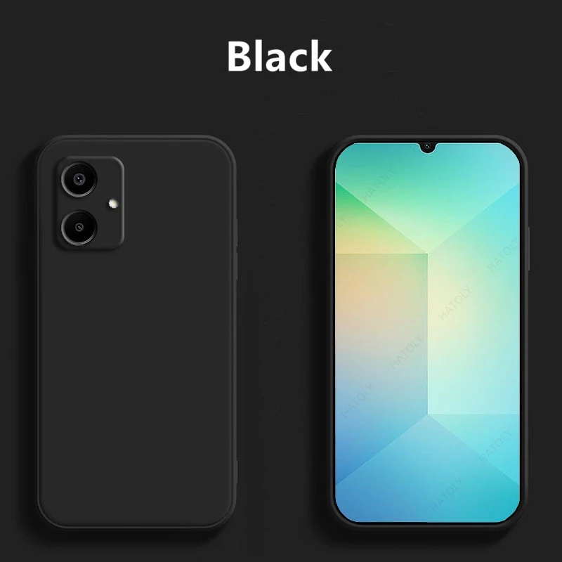 For Samsung Galaxy A06 Case For Samsung Galaxy A06 Cover Liquid Soft Silicone Shell Protective Phone Case For Samsung Galaxy A06