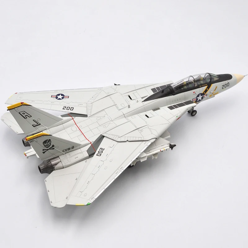 CW 1:72 Scale F-14A Tomcat Fighter F14 VF-84 Fighter Aircraft Model Diecast Alloy Classics Toys Souvenir Gifts Static Display