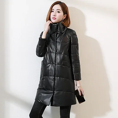 AYUNSUE Genuine Leather Down Jacket Women Clothes 2020 Winter Jacket Women 100% Sheepskin Coat Female Parka Chaqueta Mujer L3873