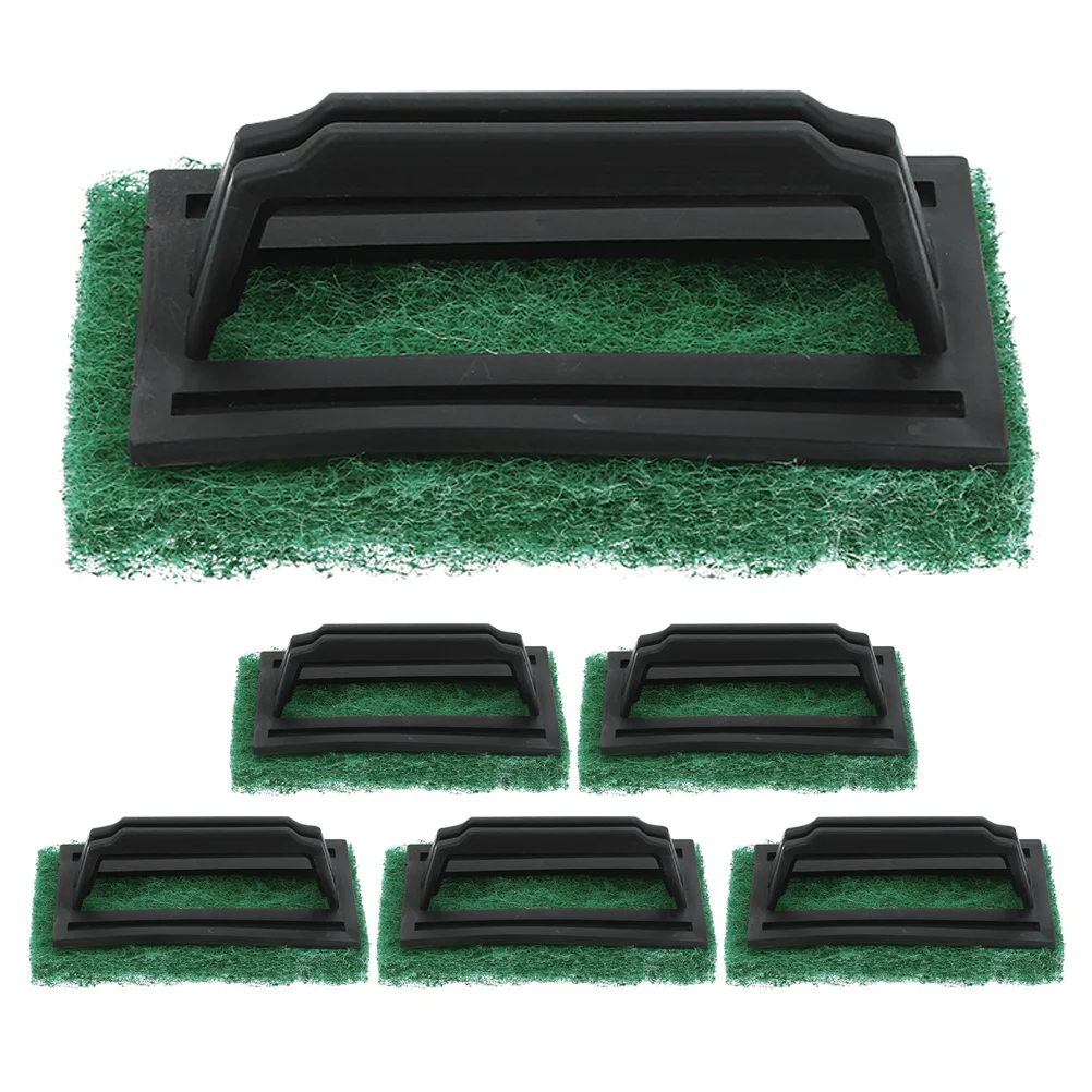 

6Pcs Screen Printing Accessories Clean Brush Ink Remover Thick Material Compact Design Easy Storage Screen Printing Scrub Pad