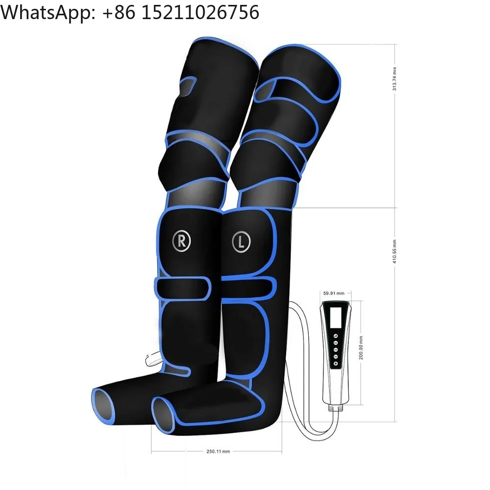 HEALTHPAL 510k Best Sellers Sports Recovery Electric Foldable  Air Compression Leg Foot And Calf  Massager Machine