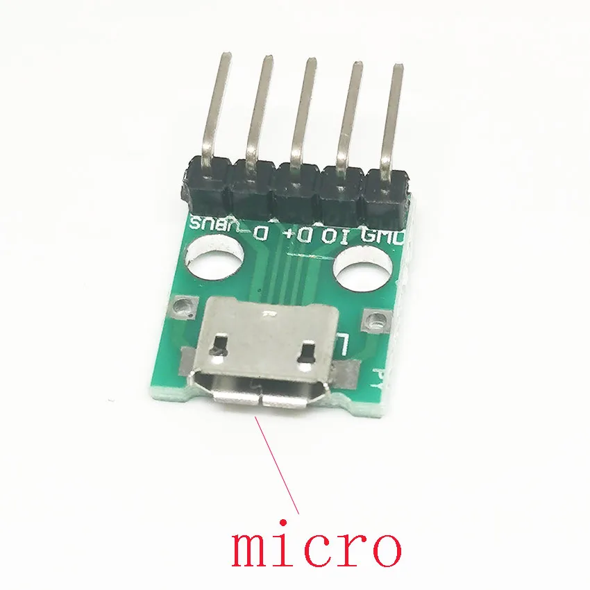 1-10 шт., адаптер MICRO USB Для DIP-адаптера
