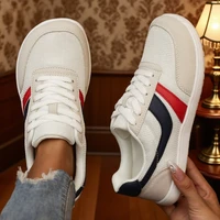 Women's Sneakers Barefoot Casual Wide Last Fashionable Canvas Flat Board Shoe 2025 New Wide Toe Breathable Mesh Running Shoes - Image 3