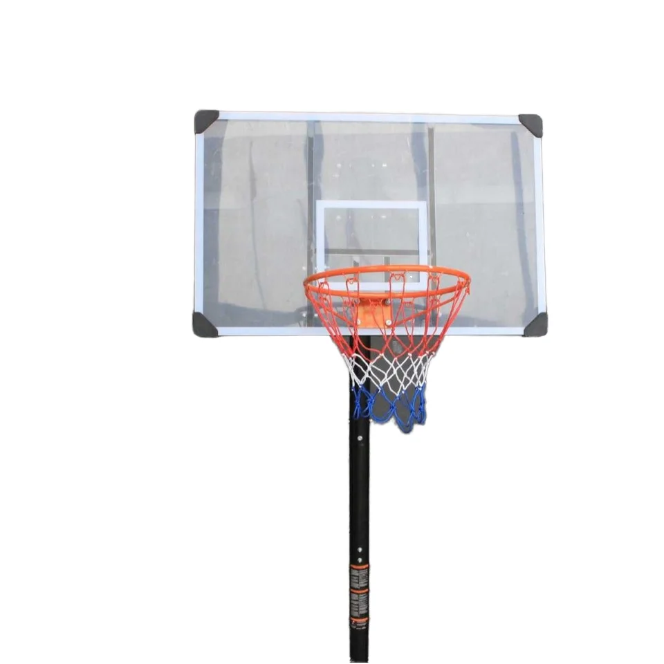 

Hot Selling 44-Inch Adjustable Outdoor Basketball Stand with Cross-Border Exclusive Backboard for Adults and Children