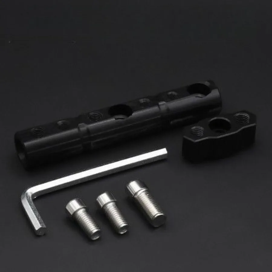 Extensor de soporte de espejo de motocicleta multiusos, barra transversal versátil para foco de bicicleta eléctrica y montaje de accesorios