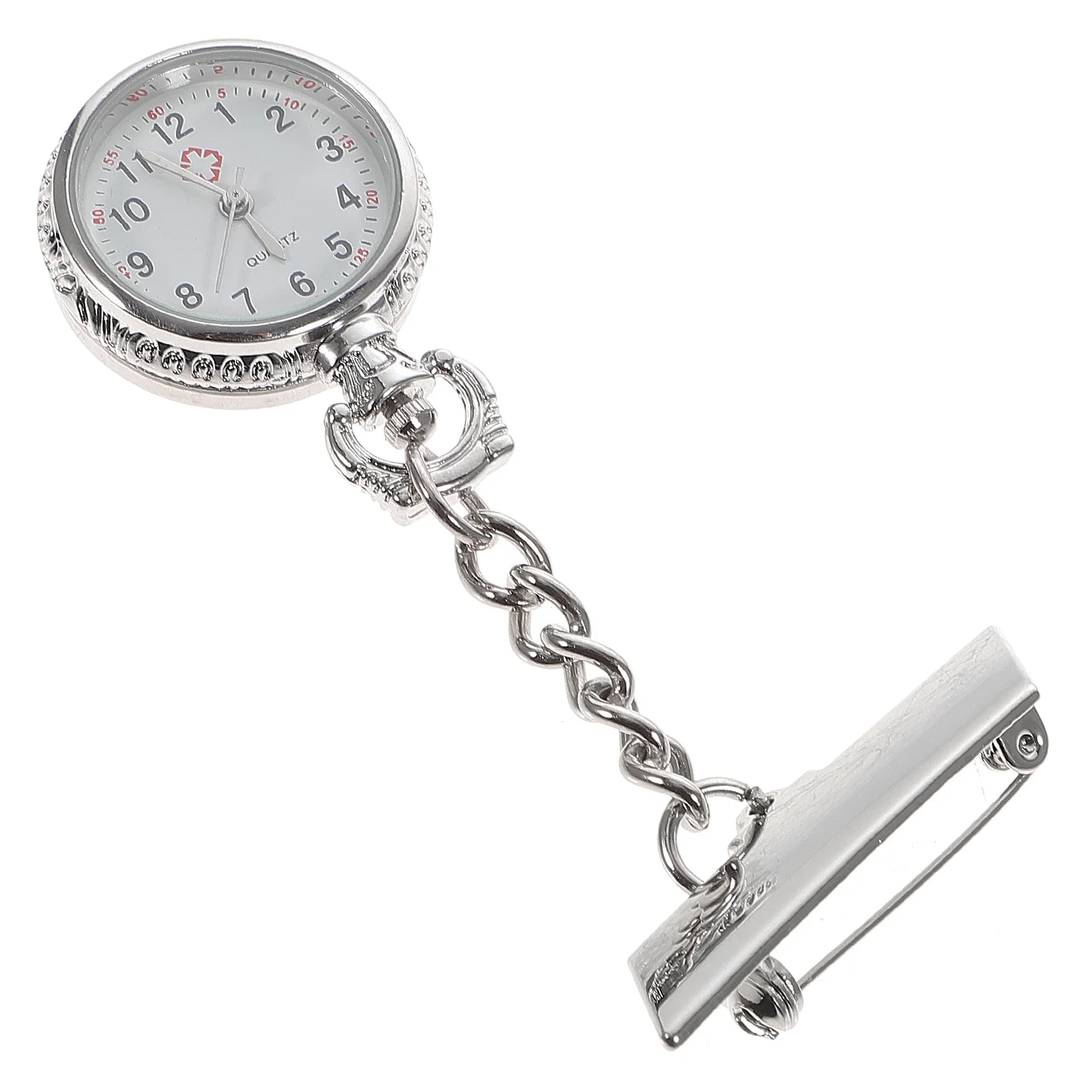 Orologio da tasca da appendere per infermiera per medico, personale medico, orologio durevole con numero chiaro, cronometraggio accurato, classico creativo