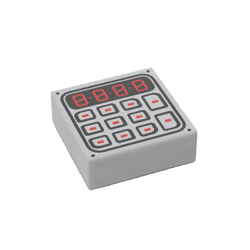 Small particle building block MOC 3070bpr0166 pb089 1 * 1 printing computer keyboard button spare parts