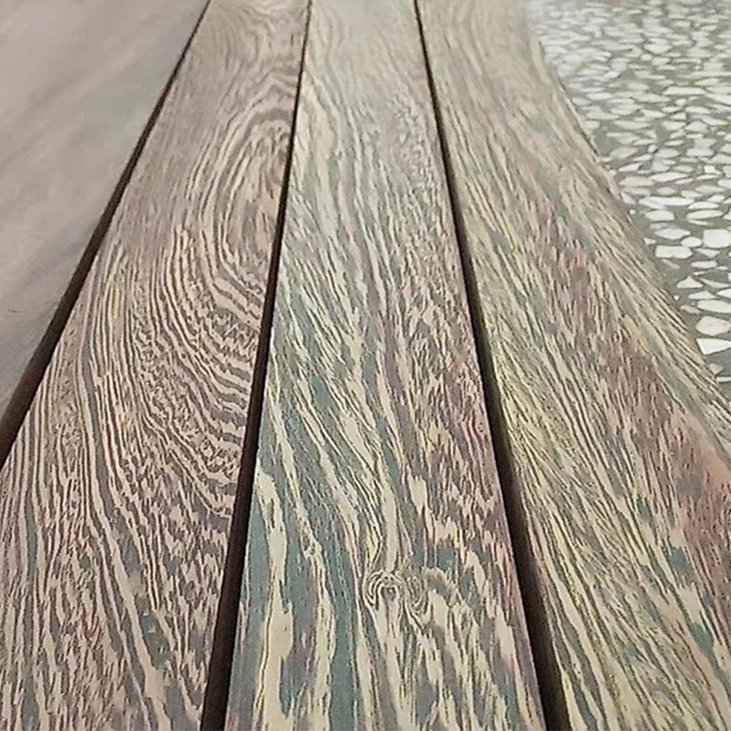 Tablero de madera maciza de wengué Natural, 2 tamaños, cuchillo de palisandro de pollo, básculas con mango, materiales para hacer bricolaje, placa de registro de PANGA-PANGA