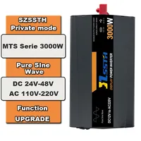 Low Frequency Pure Sine Wave Power Inverter 12V 24V 48V To 110V 220V Home Solar Energy System Dc To Ac 3000W Off Grid Solar Inve