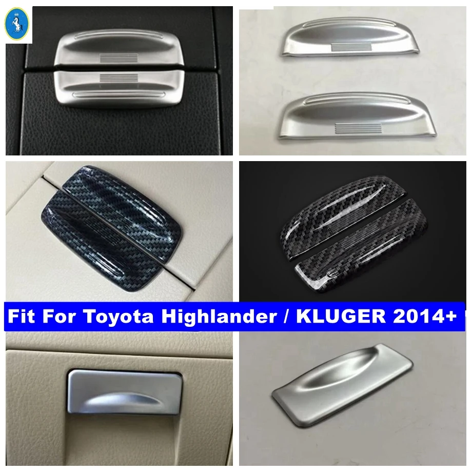 

Glove Box Handle Storage Clasp Hand Bowl Sequins Cover Trim Fit For Toyota Highlander / KLUGER 2014 - 2019 Exterior Accessories