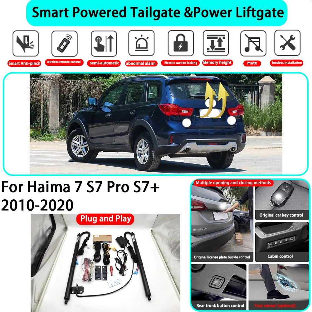 

for Haima 7 S7 Pro S7+ 2010-2020 OEM Smart Automatic Powered Tailgate Electric Power Tailgate Lift Kit Key Close Plug and Play