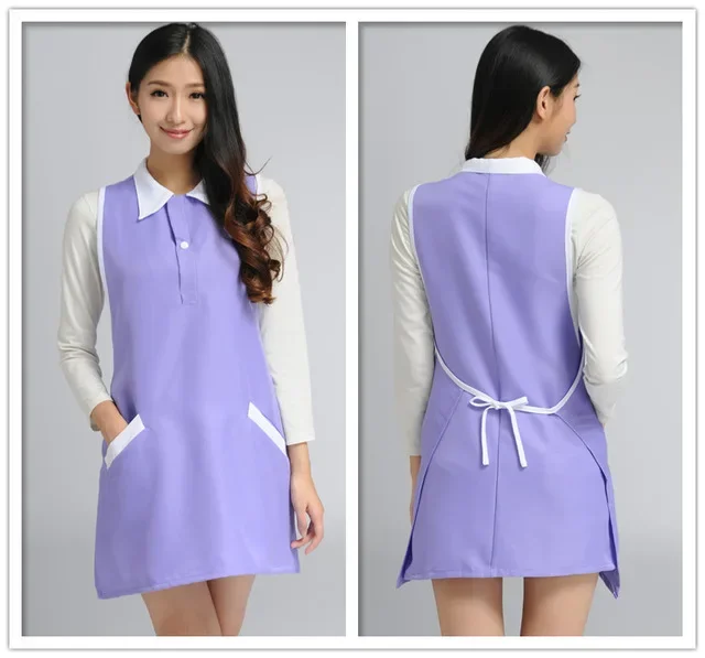 Female Beauty Vest Beauty Salon Beautician Work Clothes Apron Korean Version Fashion Nail Waitress Sleeveless