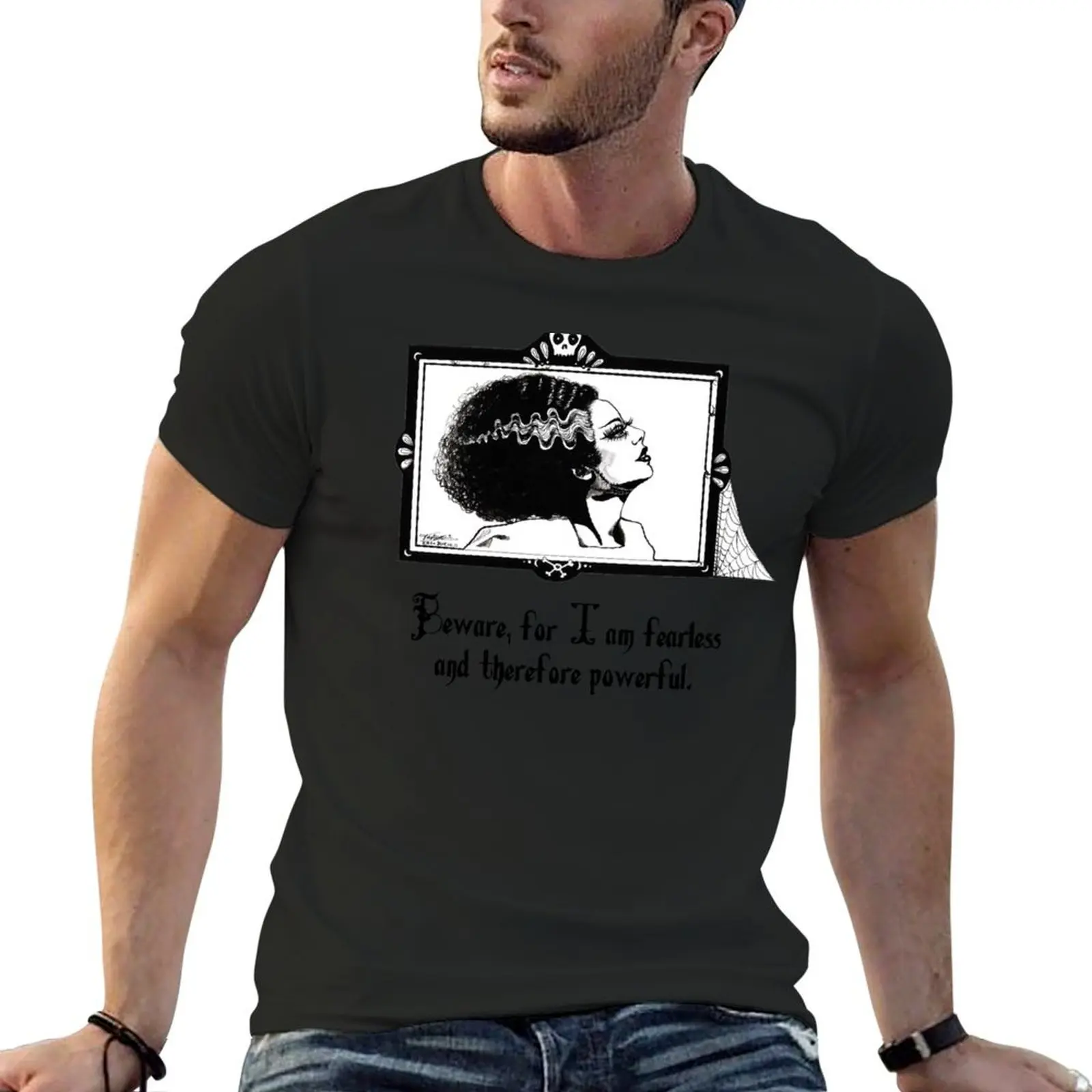 

Beware, for I am fearless and therefore powerful. T-Shirt sublime hippie clothes anime mens clothes