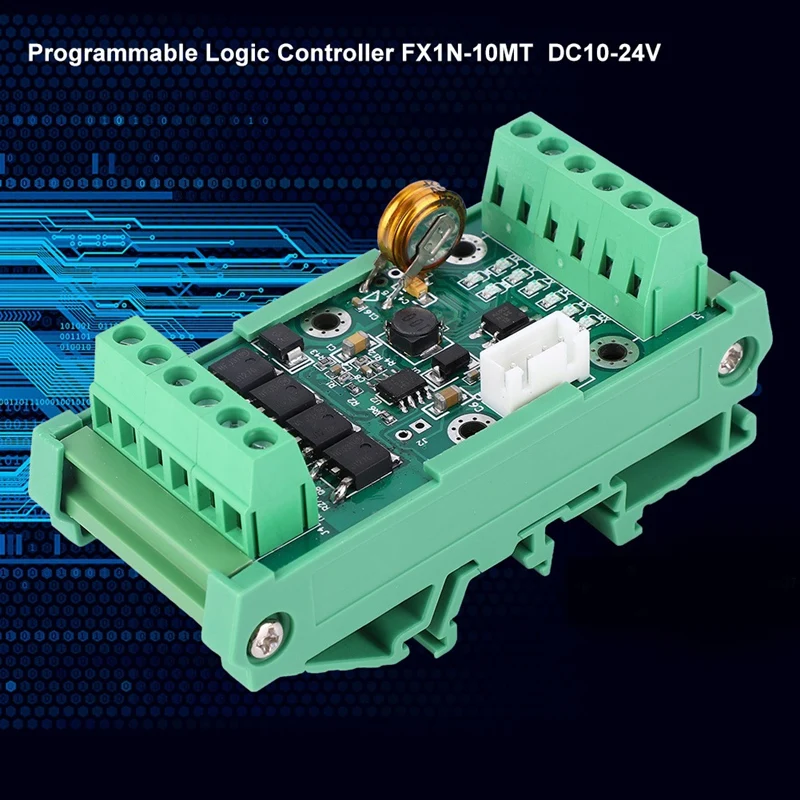 FX1N-10MT Logic Controller Module Programmable Controller DC 10-24V Industrial Control Board Logic Controller Module-A12I
