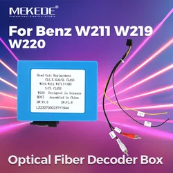 MEKEDE Android Car Radio Accessories Optical Fiber Decoder BOX For Mercedes Benz W211 W219 W220