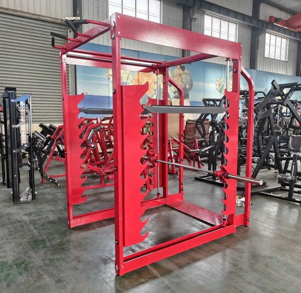 2026 Commercial Fitness Equipment Exercise Pulley System Full Body Strength Station 3D Multi-Functional Smith Machinepromote sal