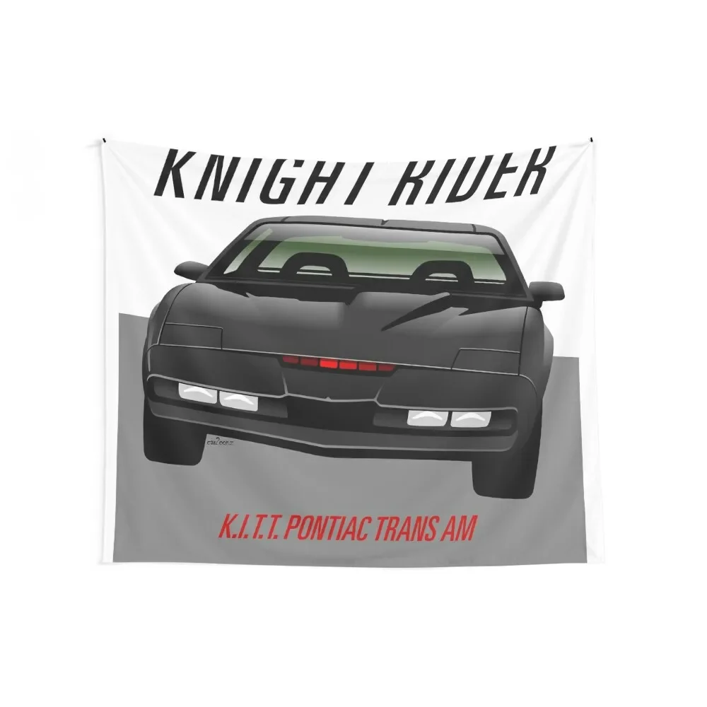 Knight Rider Pontiac Trans Am 1982 Tapestry Aesthetic Room Decor Korean Home Decoration Accessories Decoration Wall Tapestry