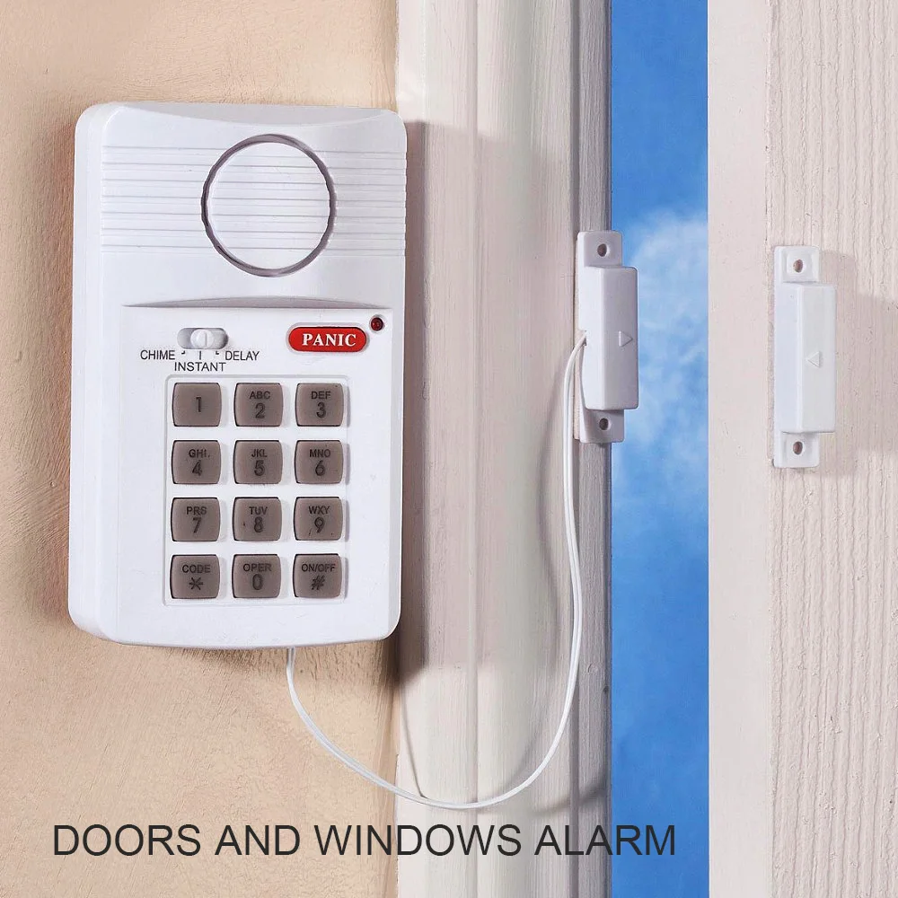 Password window alarm Plastic gate 13.3*8*3.5cm Safety Can be programmed