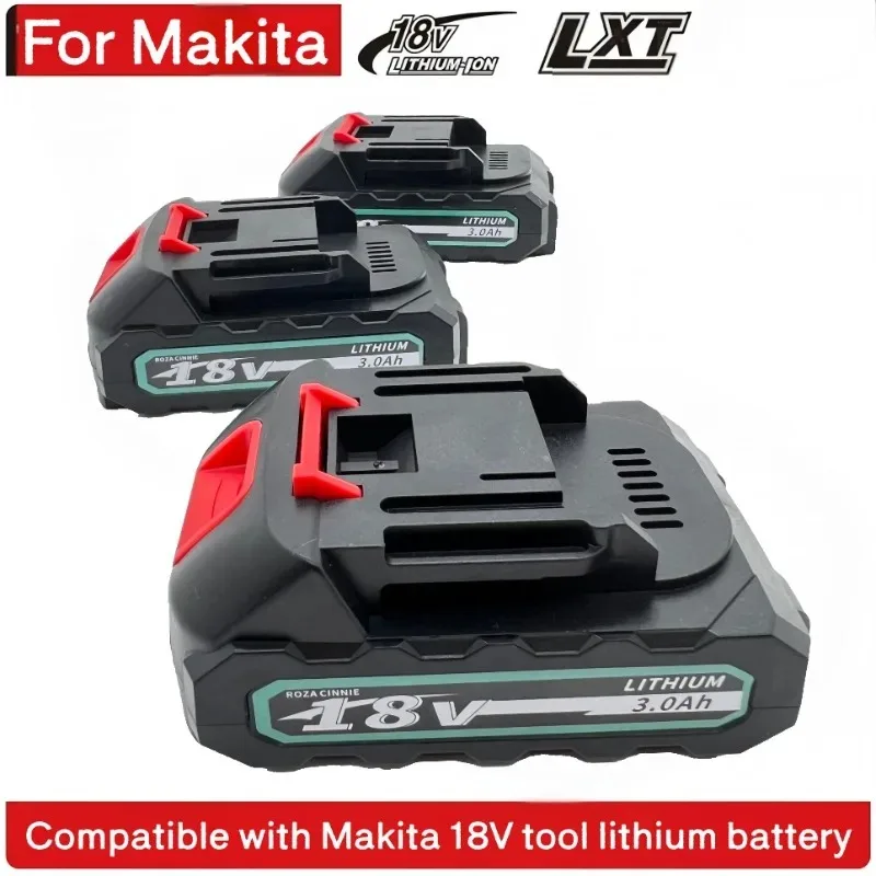 مثقاب يدوي 18 فولت، مفك براغي بطارية قابلة للشحن، مناسبة لماكيتا 18 فولت LXT BL1830B