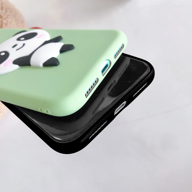 Cute Cartoon Happy Panda Case For Lenovo K12 Pro K13 Note K14 Plus Animals Bear Soft TPU Cover