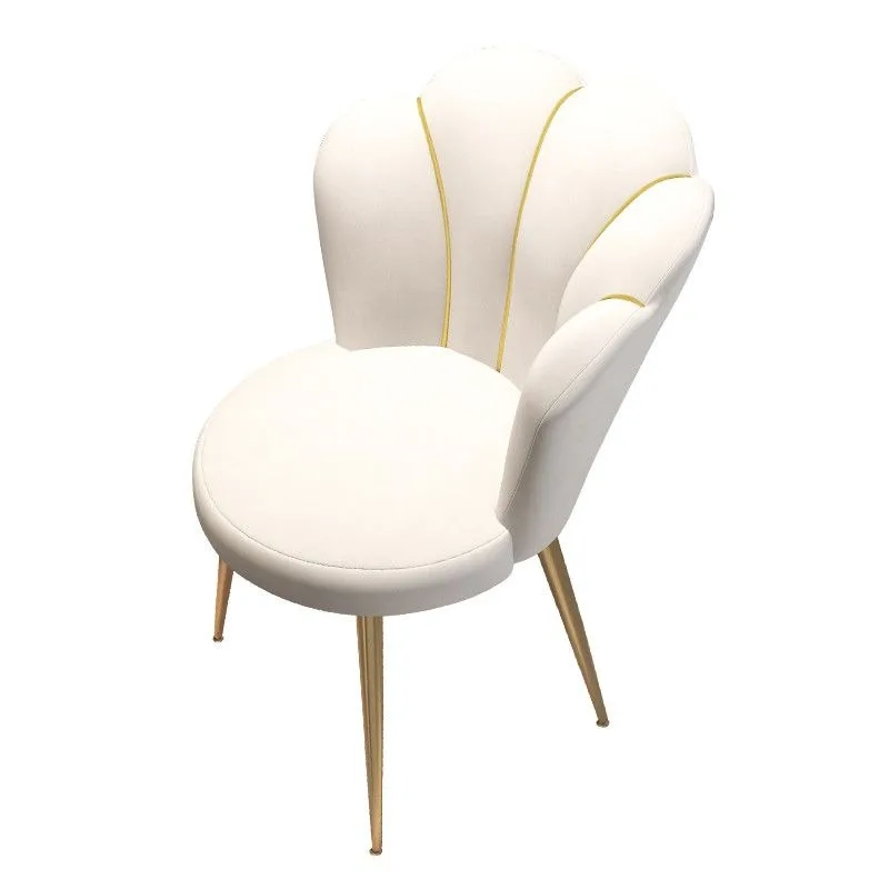 Home light luxury makeup chair bedroom dormitory comfortable sedentary desk back chair Internet celebrity manicure dressing
