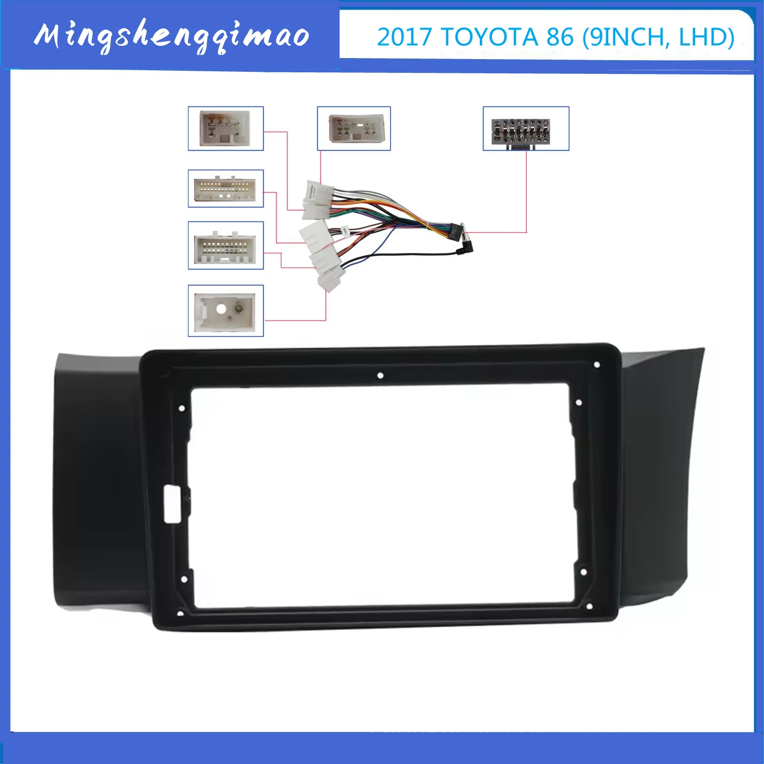 

Car GPS Navigation Stereo For Toyota 86 2013 2014 Radio Fascias Panel Frame Fit 2 Din 9 Inch In Dash Headunit Screen Stereo