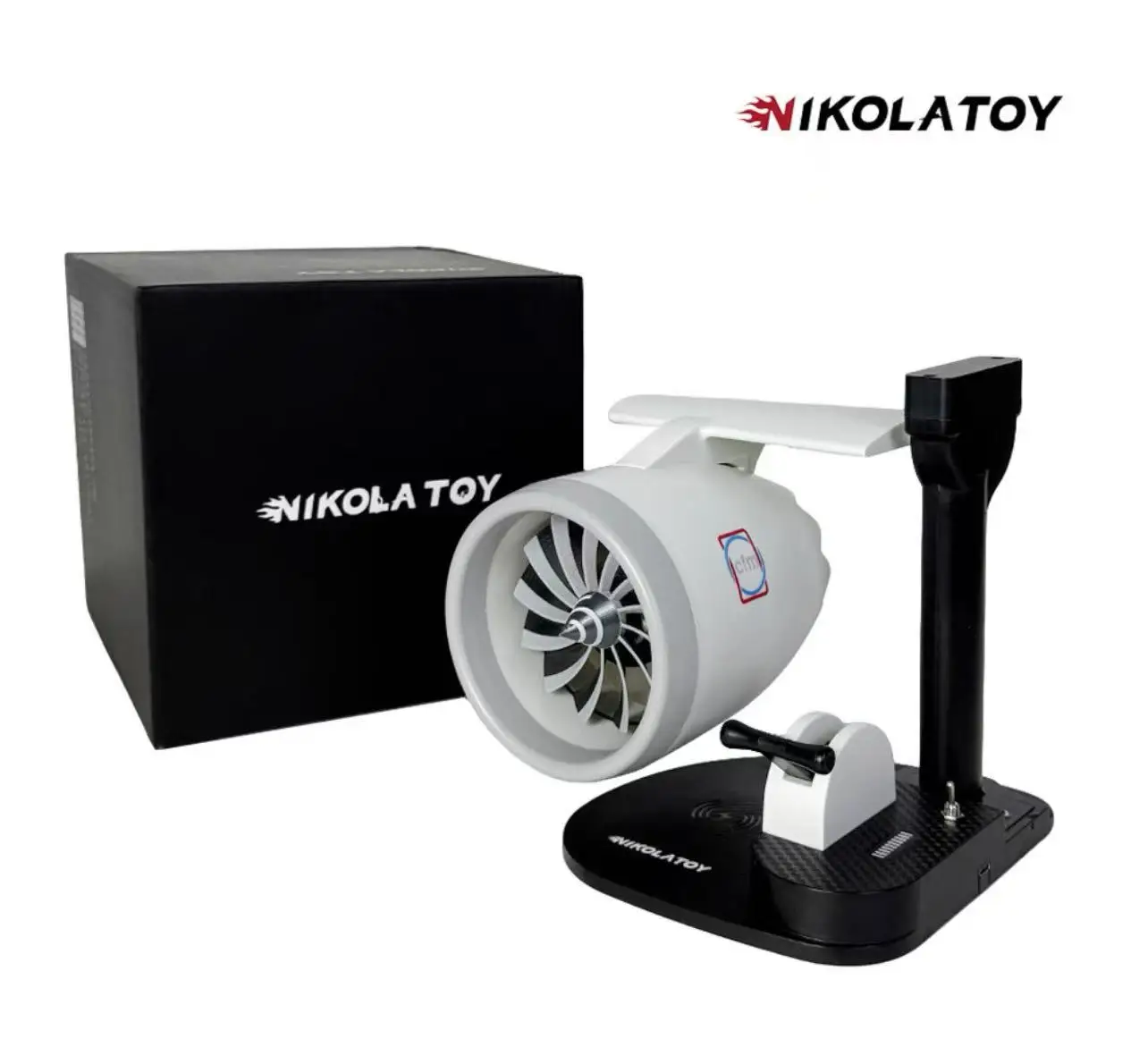 

24-часовая доставка NIKOLATOY Creative Desktop USB Airplane Engine Turbo JetFan с беспроводной зарядкой