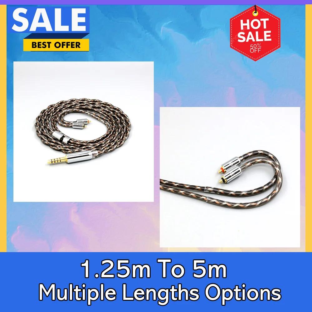 

TypeX 25AWG Litz Shielding 7n OCC Earphone Cable For UE6Pro Lighting SUPERBAX UE Live IPX T2 LN008906