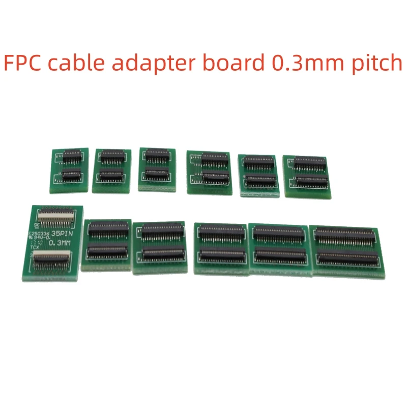 

1PCS FPC cable adapter board 0.3mm pitch 17P23P25P27P31P33P35P MIPI LCD screen extension board