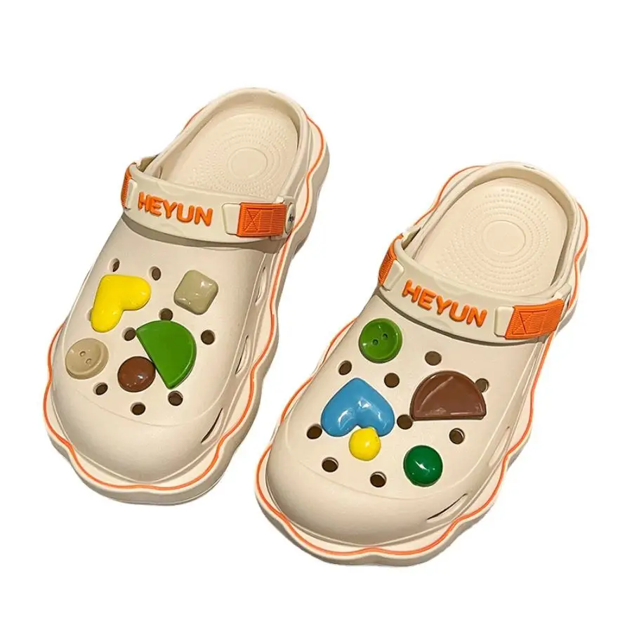 Women Platform Clogs Summer Sandals Clog Slippers Girls Cute Sandal Ladies Sandals Cartoon Casual Operating Room Clogs