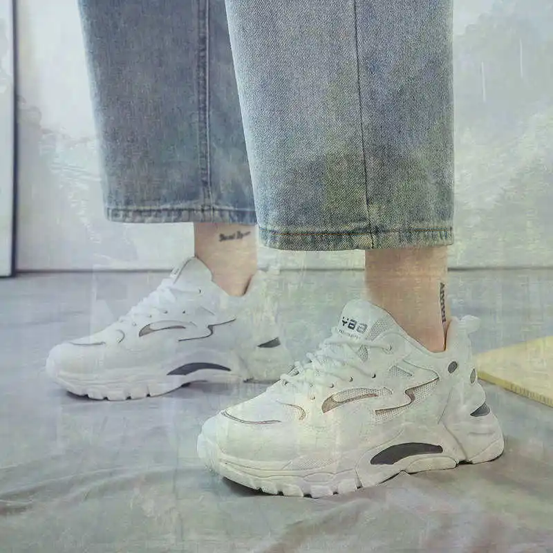 

Женская спортивная обувь, вулканизированные большие красные ботинки, зеленые женские кроссовки, становая тяга, классические трендовые новые коллекции Sapateni