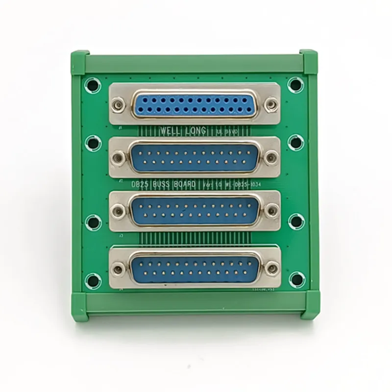 

DIN Rail Mount DB25 Splitter DB25 1 Female 3 Male Buss Board Interface Module