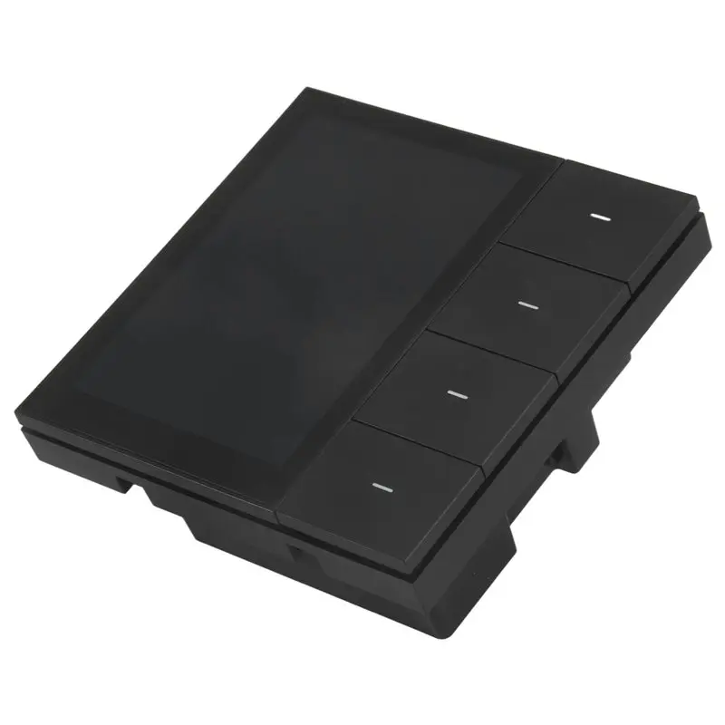 

3.5 Inch Smart Wall Switch Touch Screen 4 Groups Switch 8-Way Scene Radar Sensor Dimming Switch Curtain Tuya Zigbee