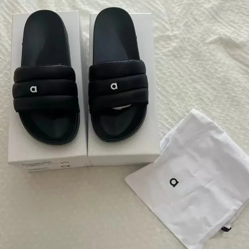 2025 جديد أنبوب الشعور سميكة سوليد الإناث زوجين لينة سوليد الرجال والنساء الصنادل في الهواء الطلق أحذية السيدات