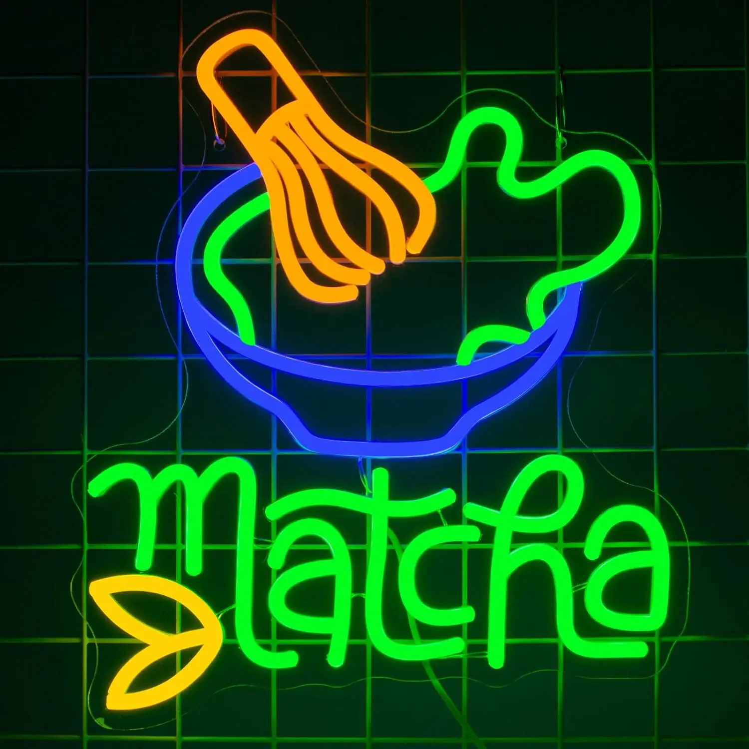 

Matcha Neon Sign USB Japanese Tea LED Light for Restaurant Home Bar Tea Shop Kitchen Party edrooom Decoration personnalisé Gift