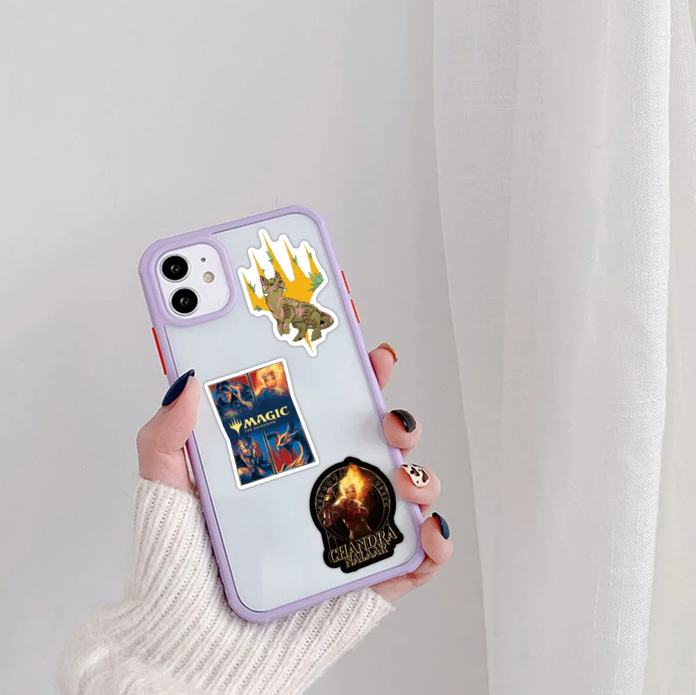 10/50 قطعة لعبة ماجيك التجمع ملصق MTG كول الكتابة على الجدران Skateboard بها بنفسك لوح التزلج خوذة صندوق أدوات مكتب مقاوم للماء الكرتون ملصق مائي اللعب #6