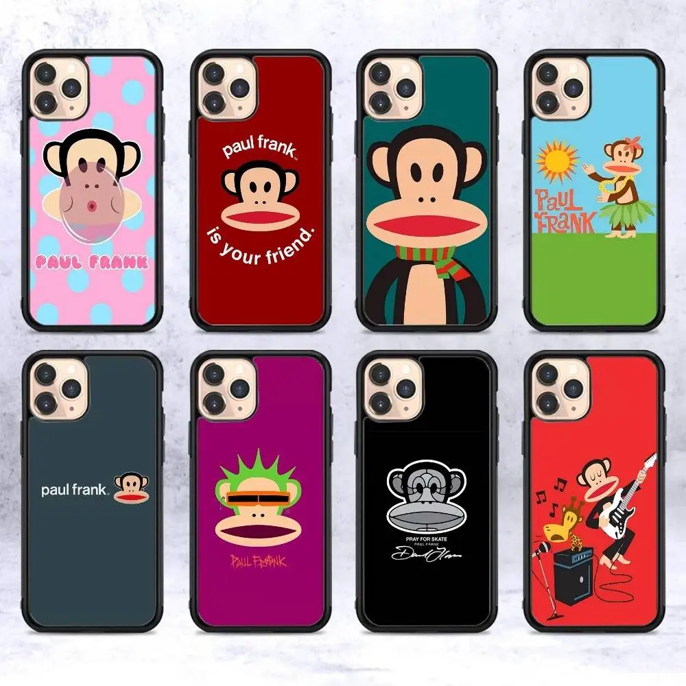 

Classic Fashion Logo P-Paul F-Frank PC+TPU Shockproof Protective Phone Case For iPhone17 14 15 16 Pro max 13 12 11 17 Air