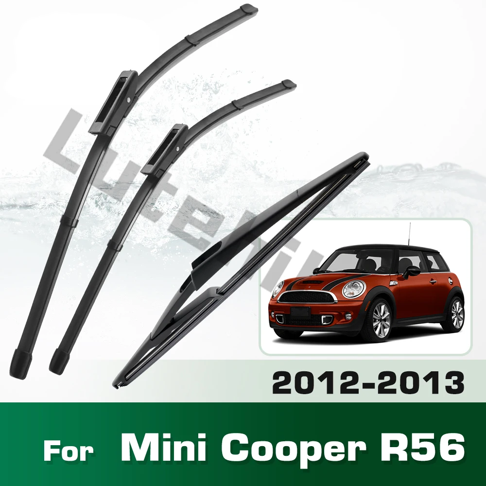 Scheibenwischer vorne und hinten, Set für Mini Cooper R56 Hatch 2012–2013, Windschutzscheibe, Windschutzscheibe, Fenster, 19 Zoll + 18 Zoll + 10 Zoll