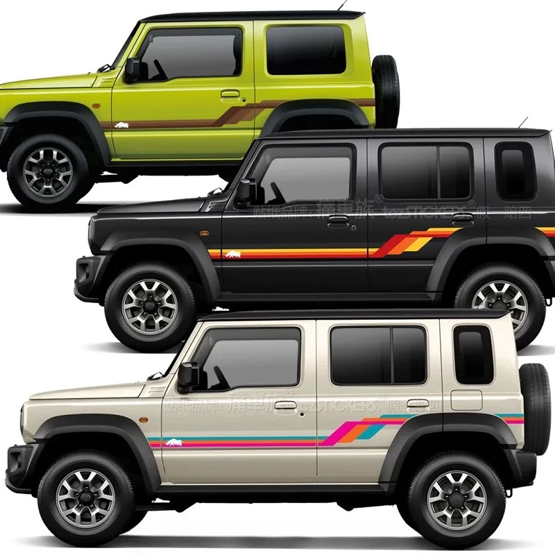 

Car Vinyl sticker FOR Suzuki jimny jb74 3 doors 5doors body customized decoration modification sporty Decal