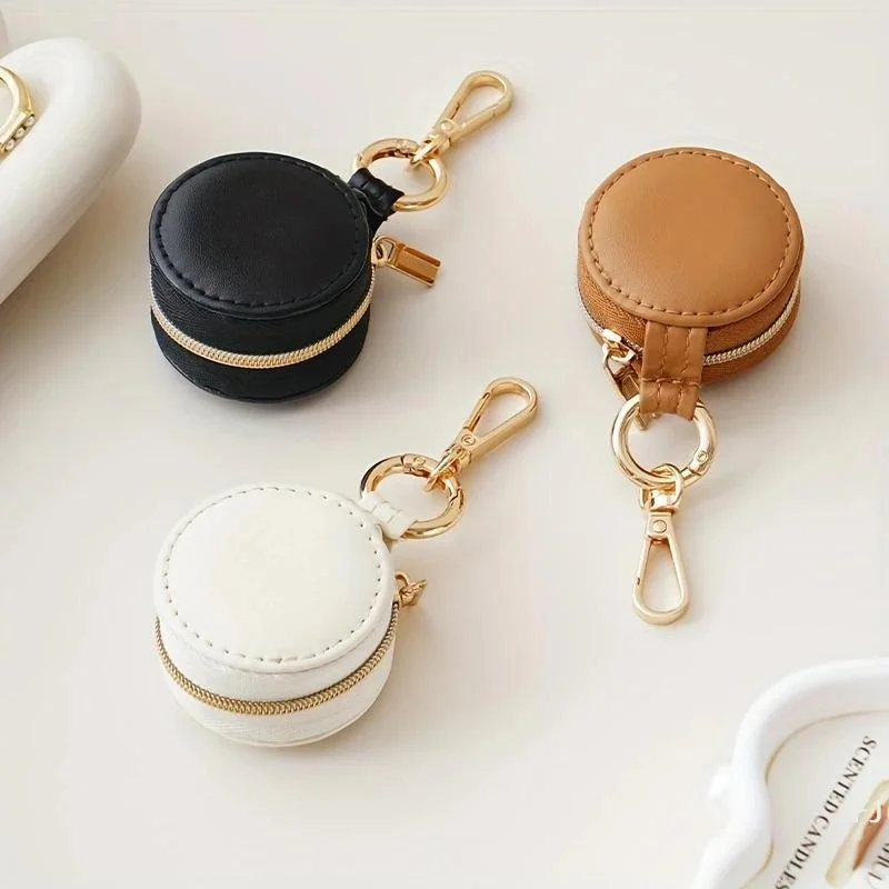 [YU]Jewelry Ring Holder Keychain - Portable Travel Sports Ring Keeper Case - Versatile Display Storage Organizer Box