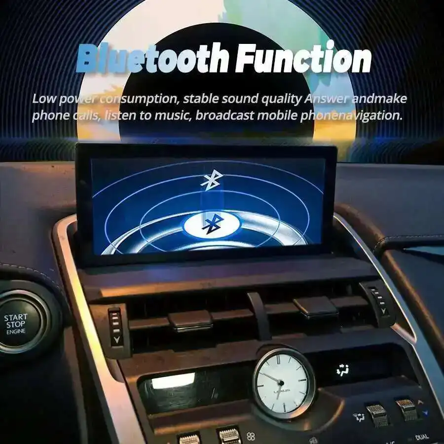 راديو سيارة أندرويد 10.25 بوصة لكزس NX200t NX200 NX300h NX300 NX350h 2014-2021 مشغل فيديو الوسائط المتعددة CarPlay نظام ملاحة GPS