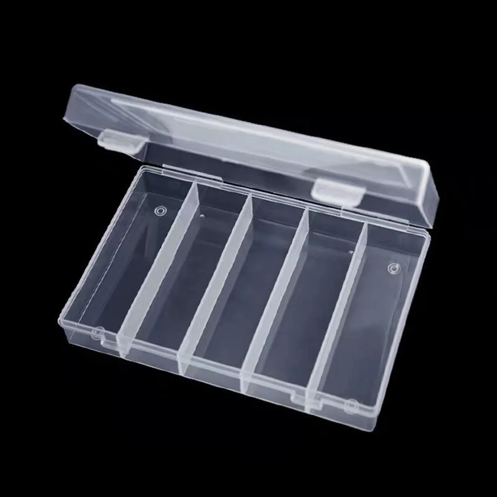 Plastic Organizer Box Storage Transparent Coin Holder Storage Case Storage Capsules Protection Boxes Container