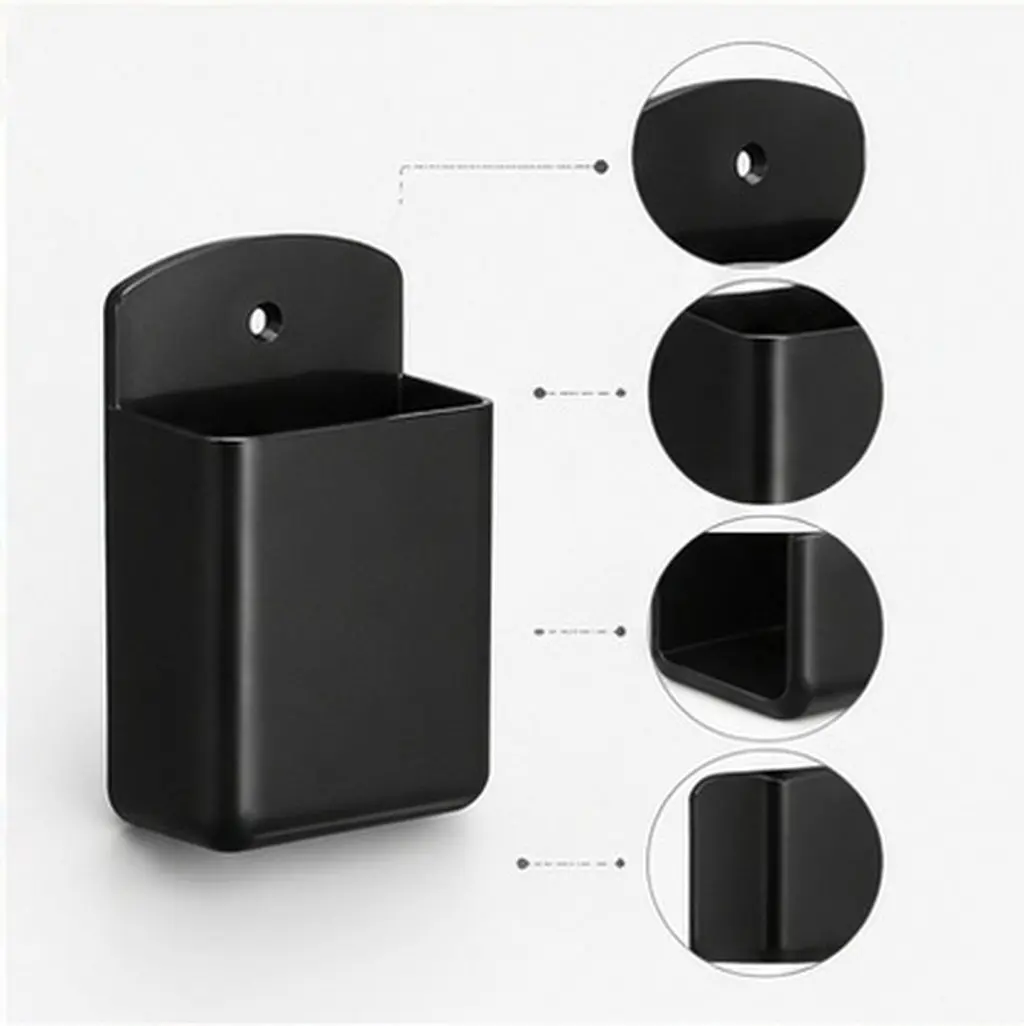 3Pcs Wall Mount Organizer Remote Control Holder Multifunctional Pen Holder Bedroom Rv Storage Box Remote Caddy