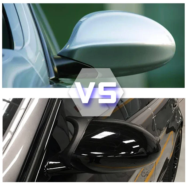 Carbon Side Wing Mirror Cover For BMW 1 3 Series E82 E88 2007 ~2009 E90 E87 E91 E93 E81 E92 high quality black Rear-View Caps