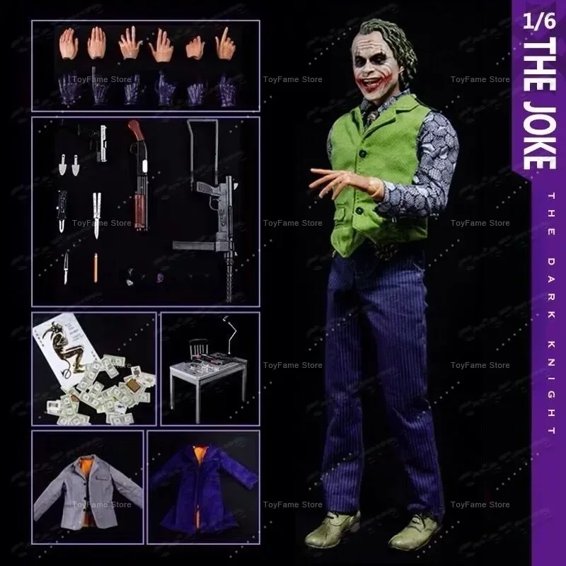 In Stock HC Hot Toys Live Action Joker Figure Comedian Performing Arts Dark Knight 1/6 Joint Collectible Model Toy view 3