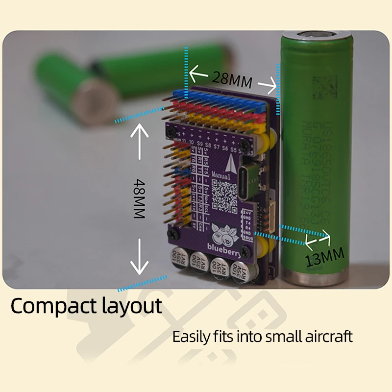 Blueberry F405 Fixed-wing Aircraft Flight Controller FC 5V3A Dual BEC AP/INAV Firmware Support VTOL For RC Airplane FPV Drone